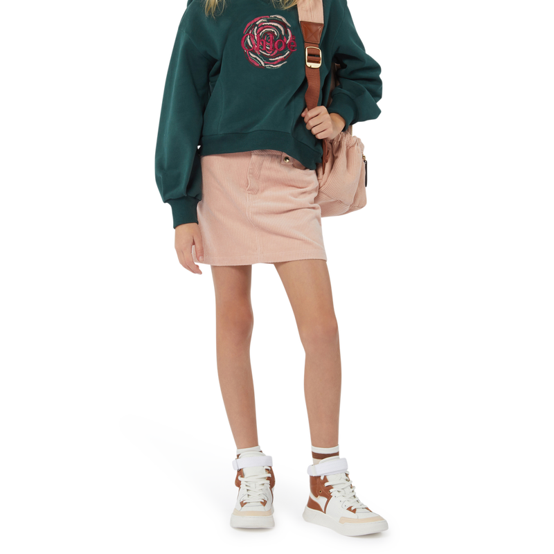 Leather Lace-Up Sneakers CHLOE 
                        GIRL