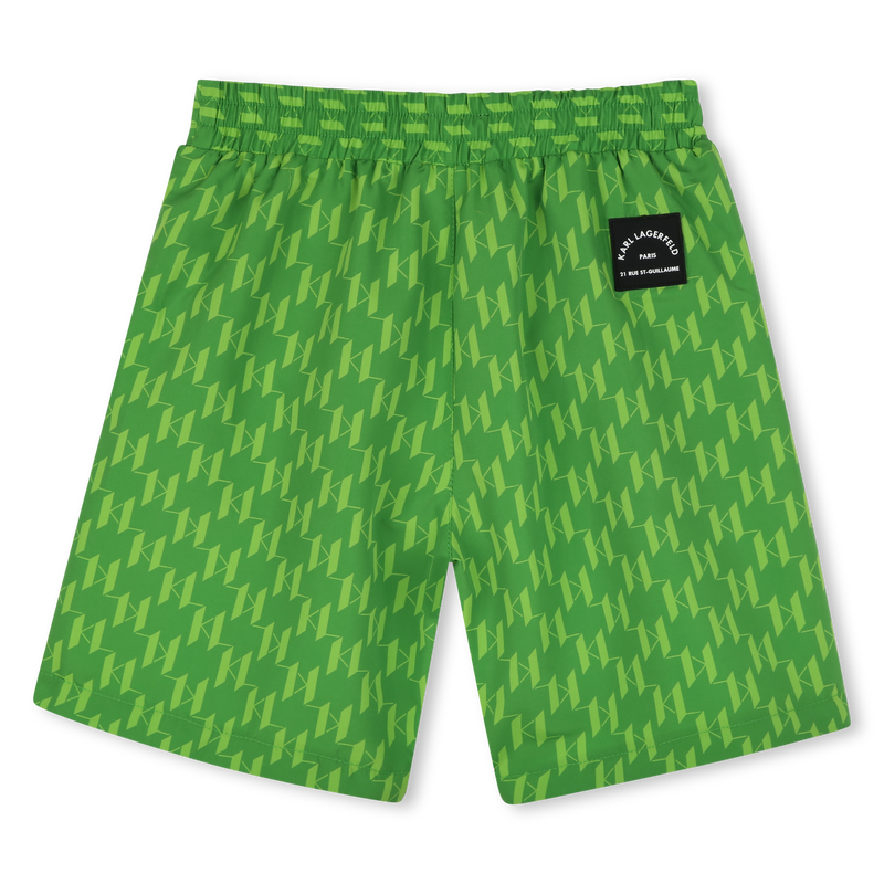Swim shorts with pockets KARL LAGERFELD KIDS 
                        BOY