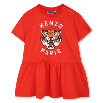 Short-Sleeved Dress KENZO KIDS GIRL