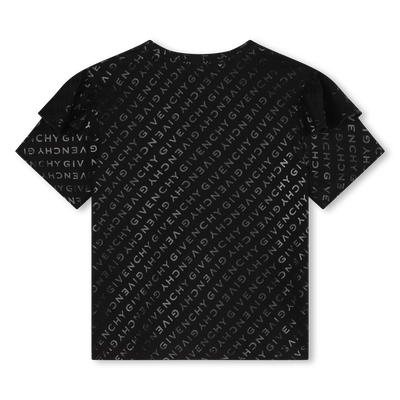 Frilled Printed T-Shirt GIVENCHY GIRL