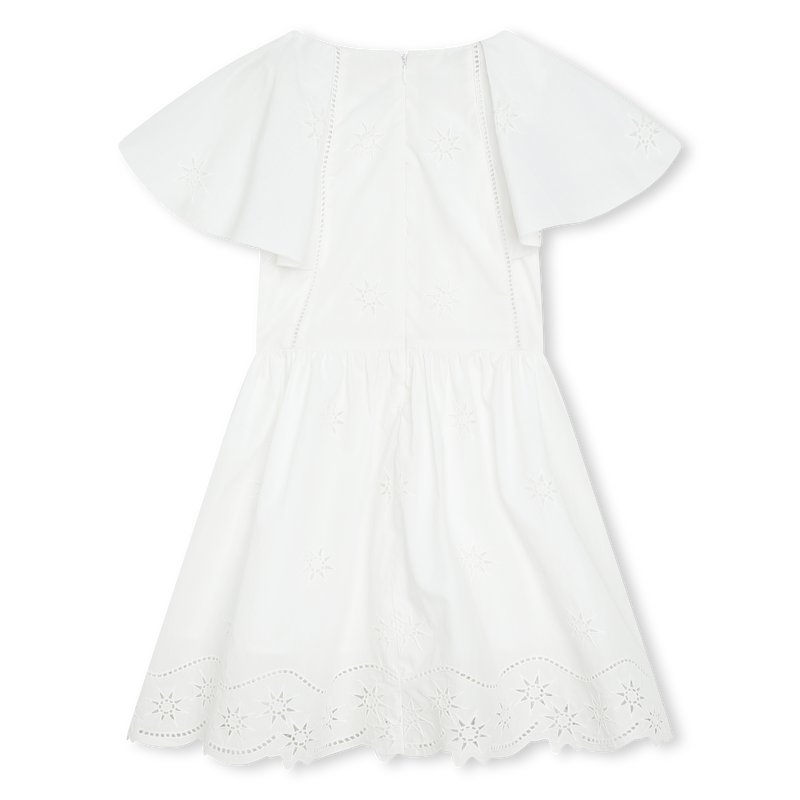 Butterfly-sleeve eyelet dress CHLOE 
                    GIRL