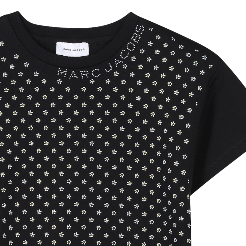 Short-sleeved diamant&eacute; dress MARC JACOBS 
                        GIRL