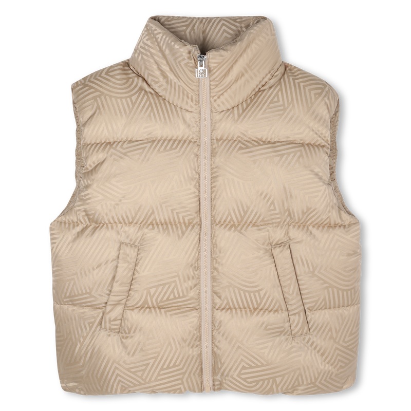 Water-repellent sleeveless down jacket DKNY 
                        GIRL