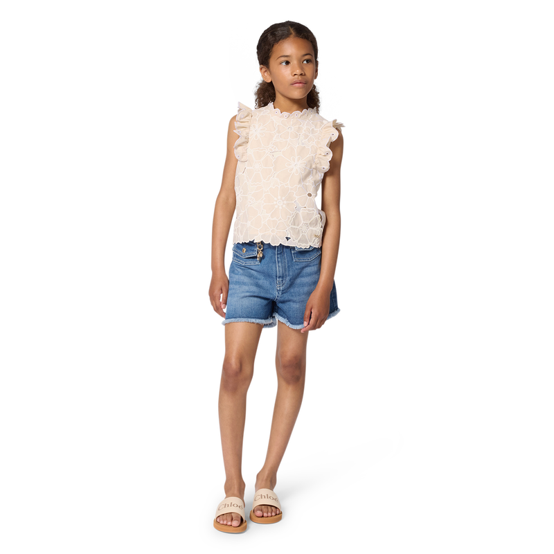 Sheepskin Leather Slides CHLOE 
                        GIRL