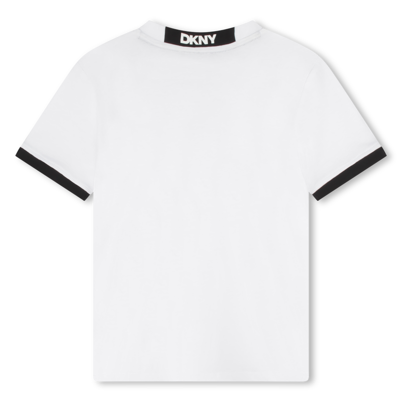 Two-Tone Cotton T-Shirt DKNY 
                    UNISEX