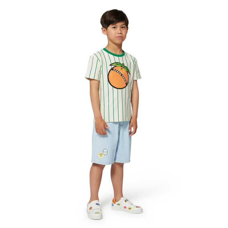 KENZO KIDS Short-sleeved cotton T-shirt