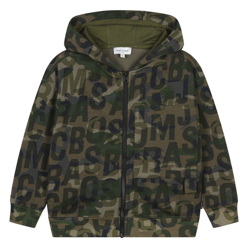 Hooded Fleece Cardigan MARC JACOBS 
                        UNISEX