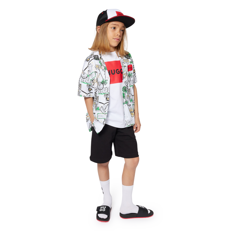 Two-tone sliders HUGO 
                        BOY