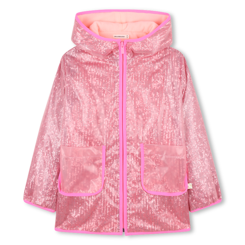 Sheer oilskin embellished with sequins BILLIEBLUSH 
                    GIRL