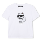 Short-Sleeved T-Shirt KARL LAGERFELD KIDS 
                    GIRL
