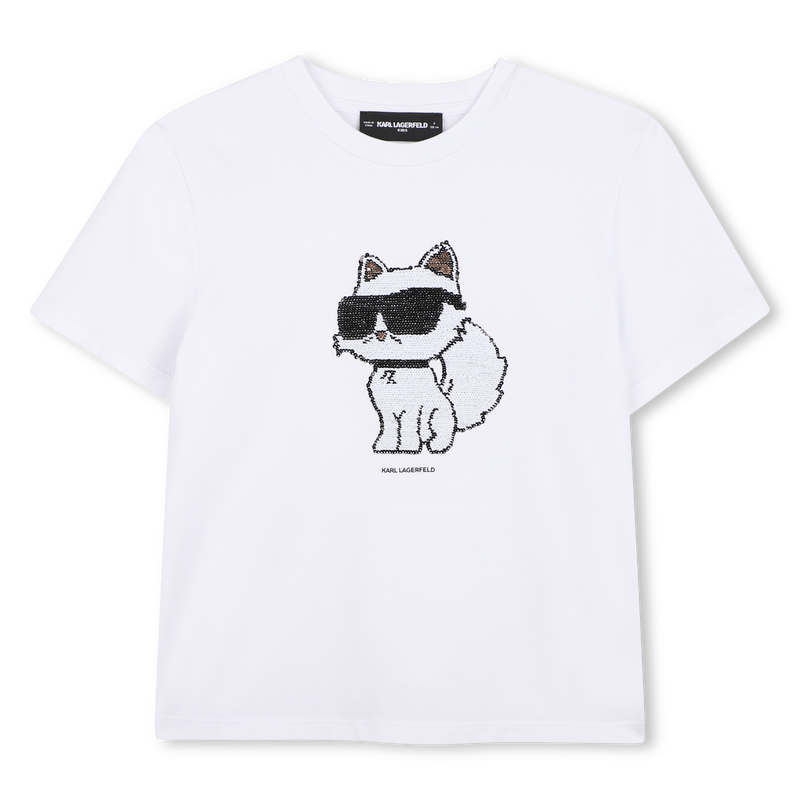 Short-Sleeved T-Shirt KARL LAGERFELD KIDS 
                        GIRL