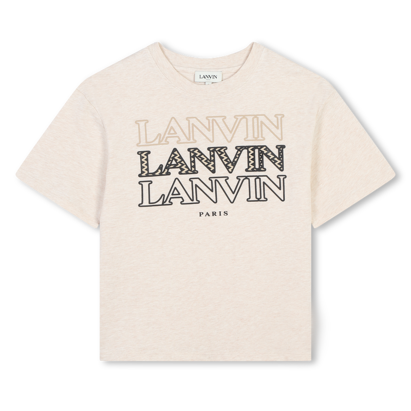 Triple Logo T-Shirt LANVIN 
                    BOY
