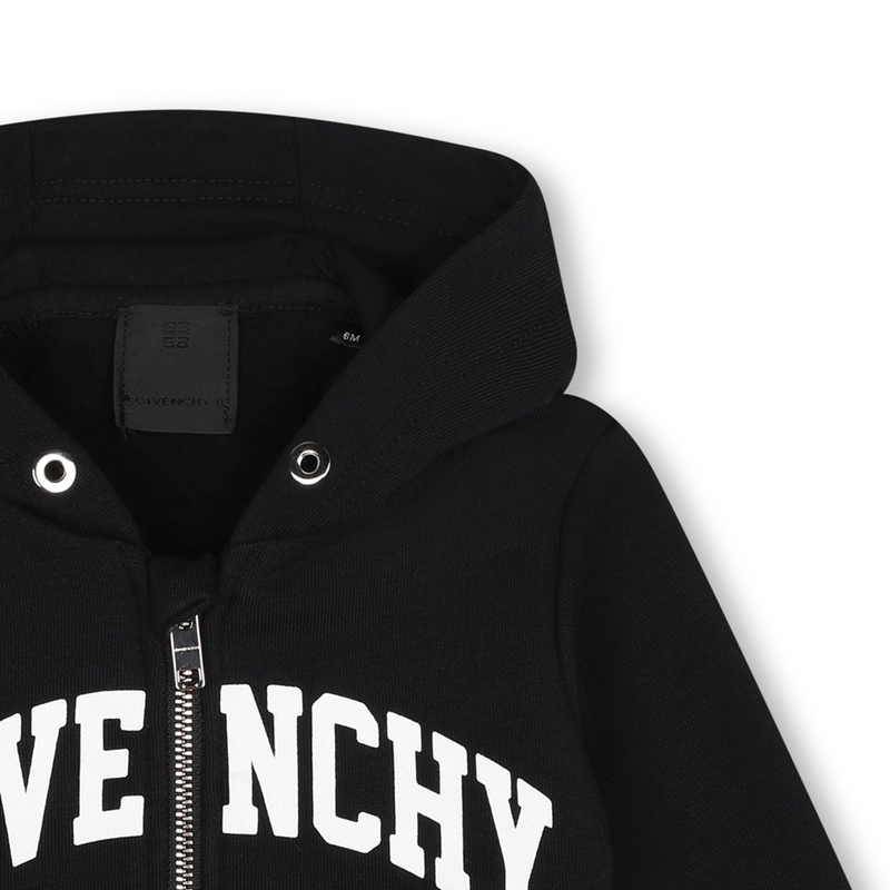 Hooded Fleece Cardigan GIVENCHY 
                    BOY