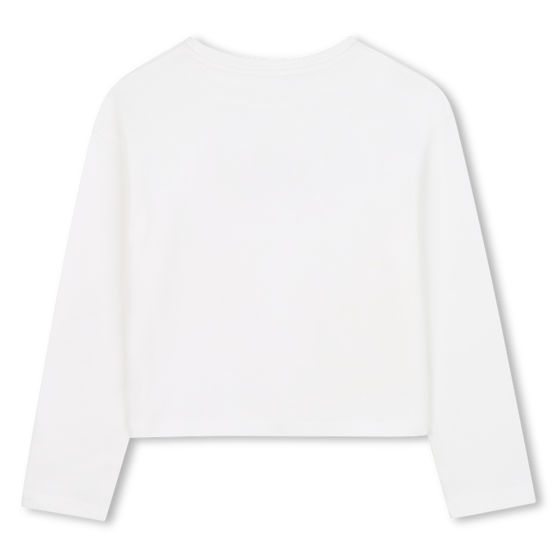 Long-sleeved jersey T-shirt MICHAEL KORS 
                        GIRL