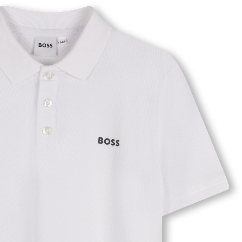 Cotton Logo Polo BOSS 
                        BOY