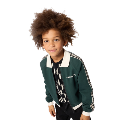 Jogging cardigan KARL LAGERFELD KIDS BOY