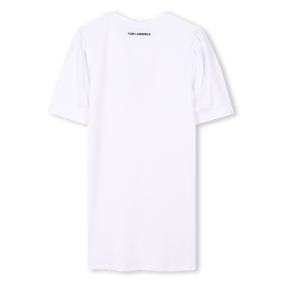 Short-sleeved dress KARL LAGERFELD KIDS GIRL