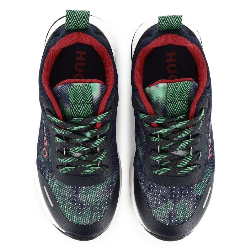 Printed lace-up sneakers HUGO 
                        BOY