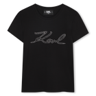 Short-sleeved T-shirt KARL LAGERFELD KIDS 
                    GIRL