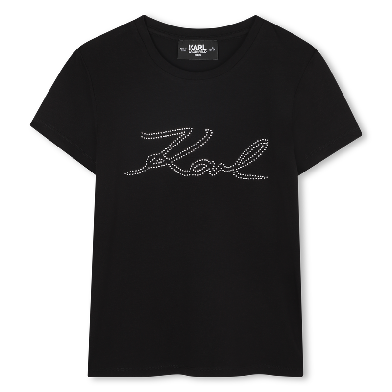 Short-sleeved T-shirt KARL LAGERFELD KIDS 
                        GIRL