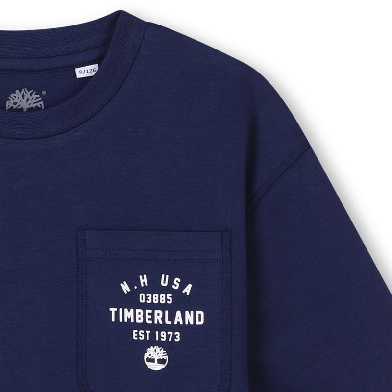 Loose T-shirt with pocket TIMBERLAND 
                        BOY