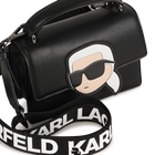 Handbag in fine-grained coated textile KARL LAGERFELD KIDS 
                    GIRL