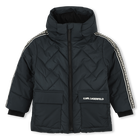 Hooded down jacket KARL LAGERFELD KIDS 
                    BOY