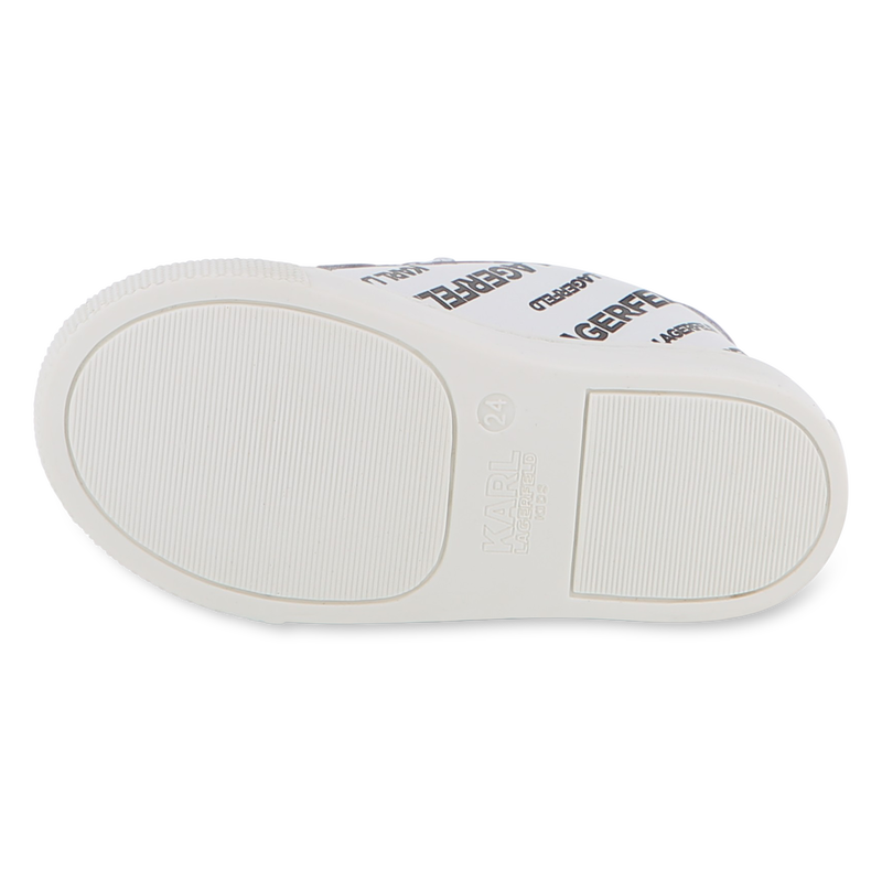 Leather Velcro sneakers KARL LAGERFELD KIDS 
                        UNISEX