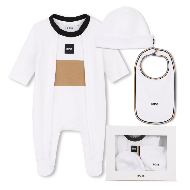 Pyjama set, hat, and bib BOSS 
                        BOY