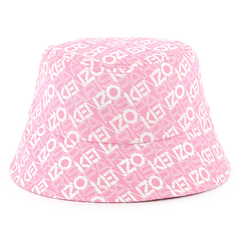 Printed cotton bucket hat KENZO KIDS 
                        UNISEX