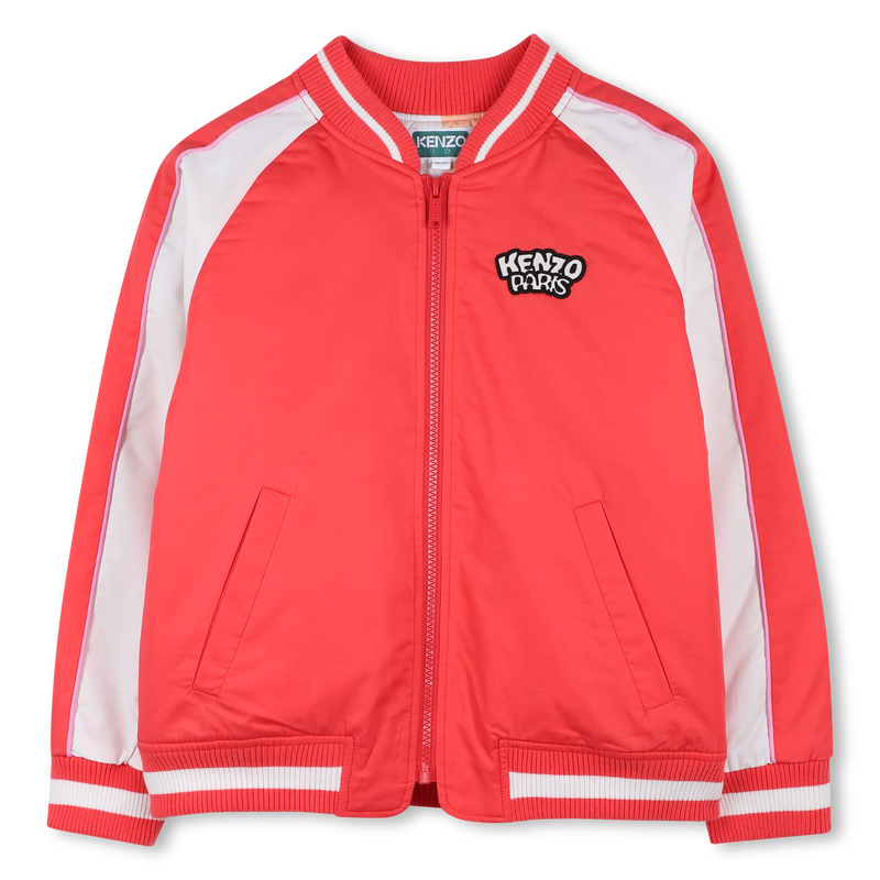 Zip-Up Bomber Jacket KENZO KIDS 
                        GIRL