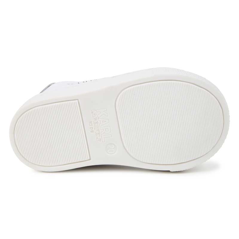 Low-Top Leather Sneakers KARL LAGERFELD KIDS 
                        UNISEX