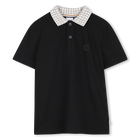 Short sleeve polo, BLACK, hi-res