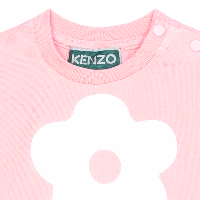 Kenzo Kids Pink Dress for Girls