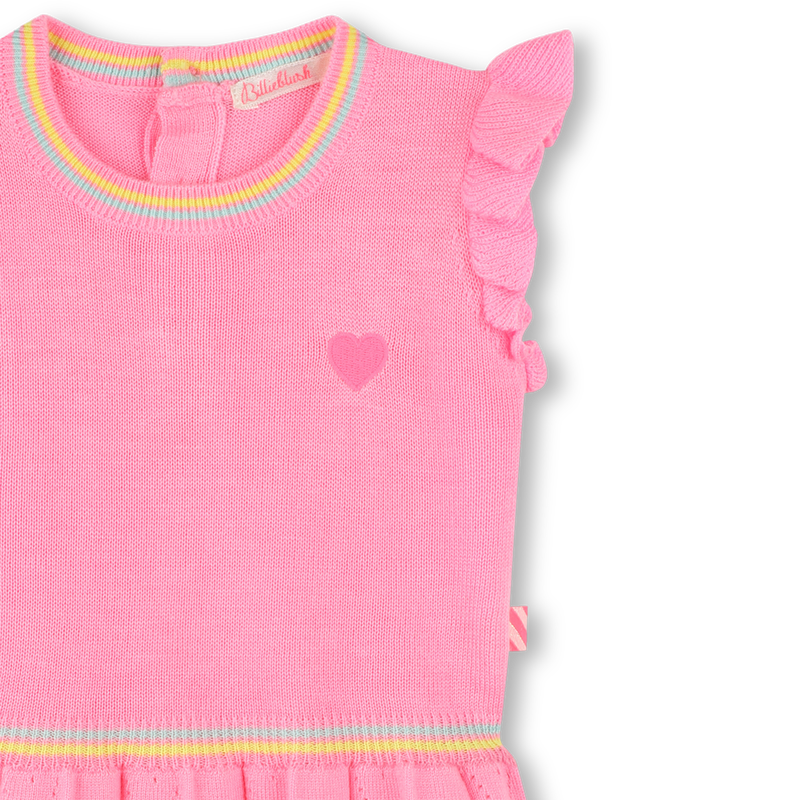 Short-sleeved knitted dress BILLIEBLUSH 
                        GIRL