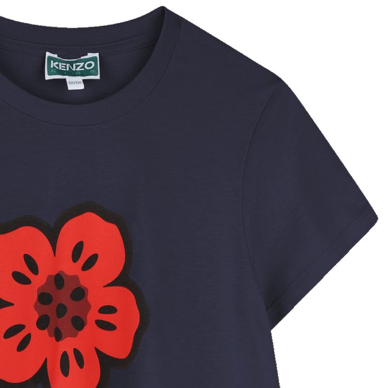 Loose dress with logo print KENZO KIDS 
                        GIRL