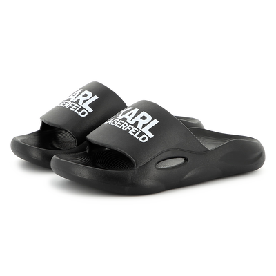 Sliders with logo KARL LAGERFELD KIDS BOY