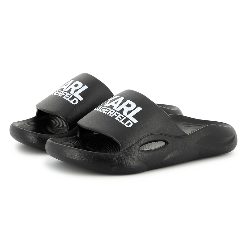 Sliders with logo KARL LAGERFELD KIDS 
                        BOY