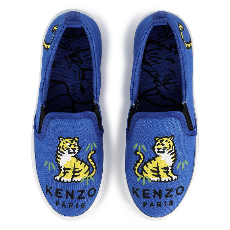 Elasticated canvas sneakers KENZO KIDS 
                        UNISEX