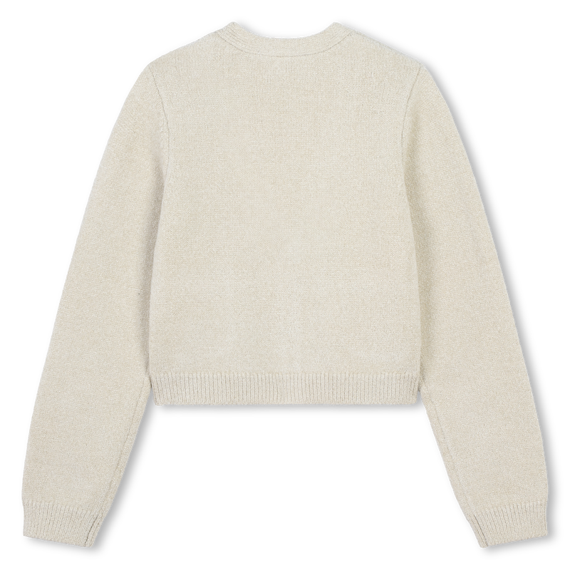 Button-Up Knit Cardigan MICHAEL KORS 
                        GIRL