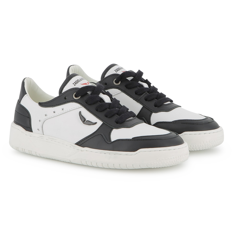 Cowhide leather lace-up sneakers ZADIG & VOLTAIRE 
                        UNISEX