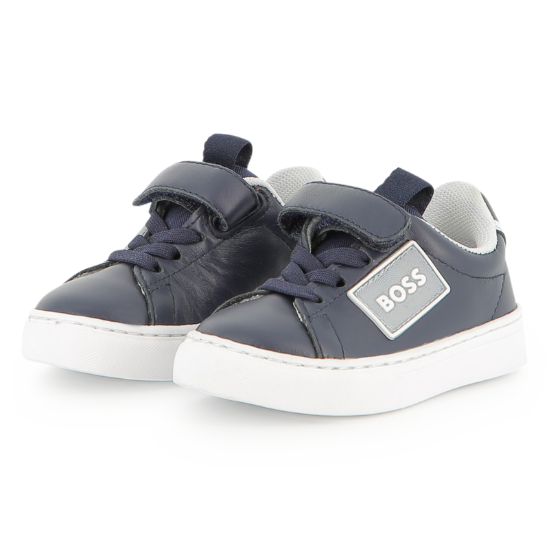 Cowhide leather sneakers BOSS 
                        BOY