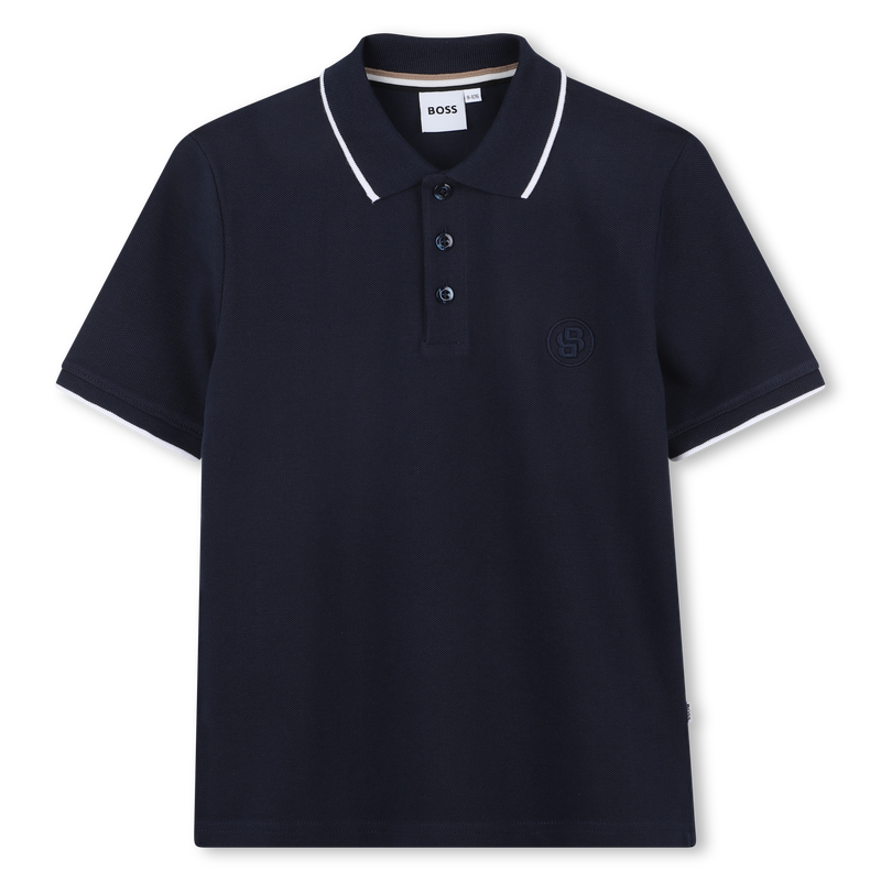 Cotton Polo Shirt BOSS 
                        BOY