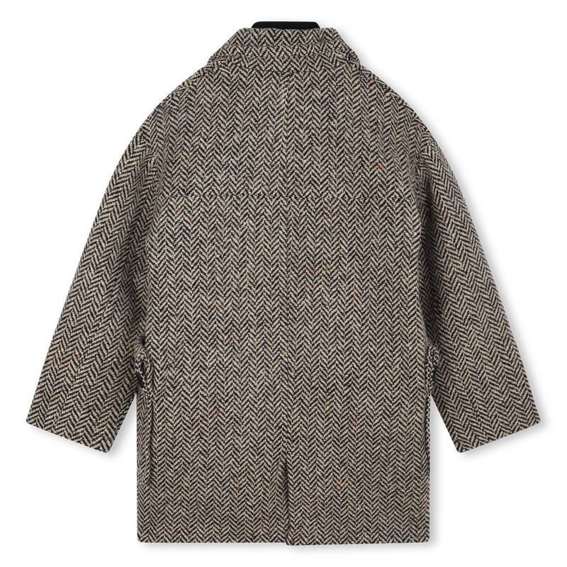 Midi Chevron-Print Coat LANVIN 
                    BOY