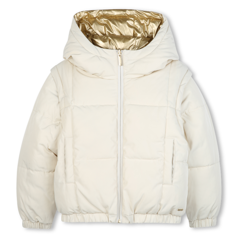Reversible hooded down jacket BOSS 
                    GIRL