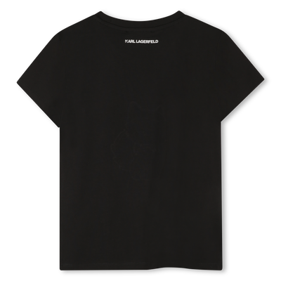 Short-sleeved T-shirt KARL LAGERFELD KIDS GIRL
