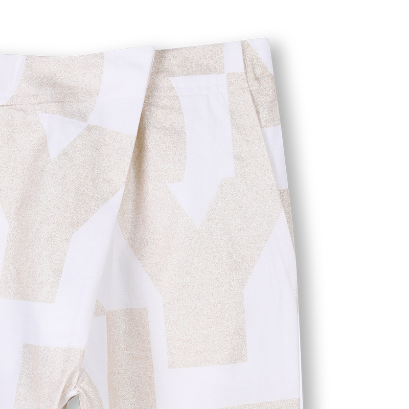 Cotton and linen trousers DKNY 
                    GIRL