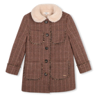 Plaid wool coat CHLOE 
                    GIRL