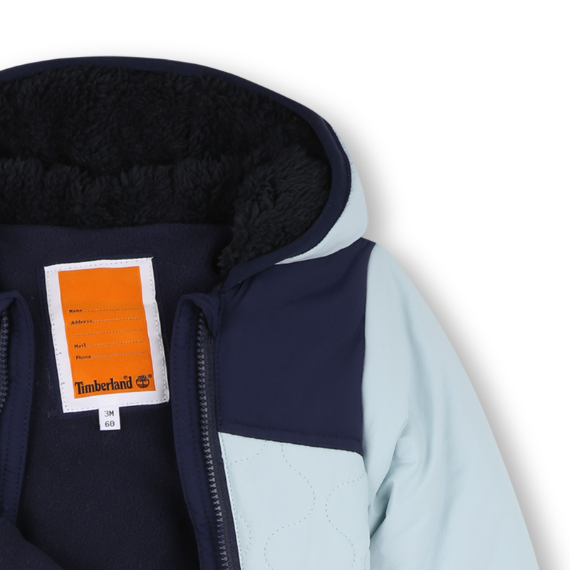 Two-tone zipped jumpsuit TIMBERLAND 
                    BOY