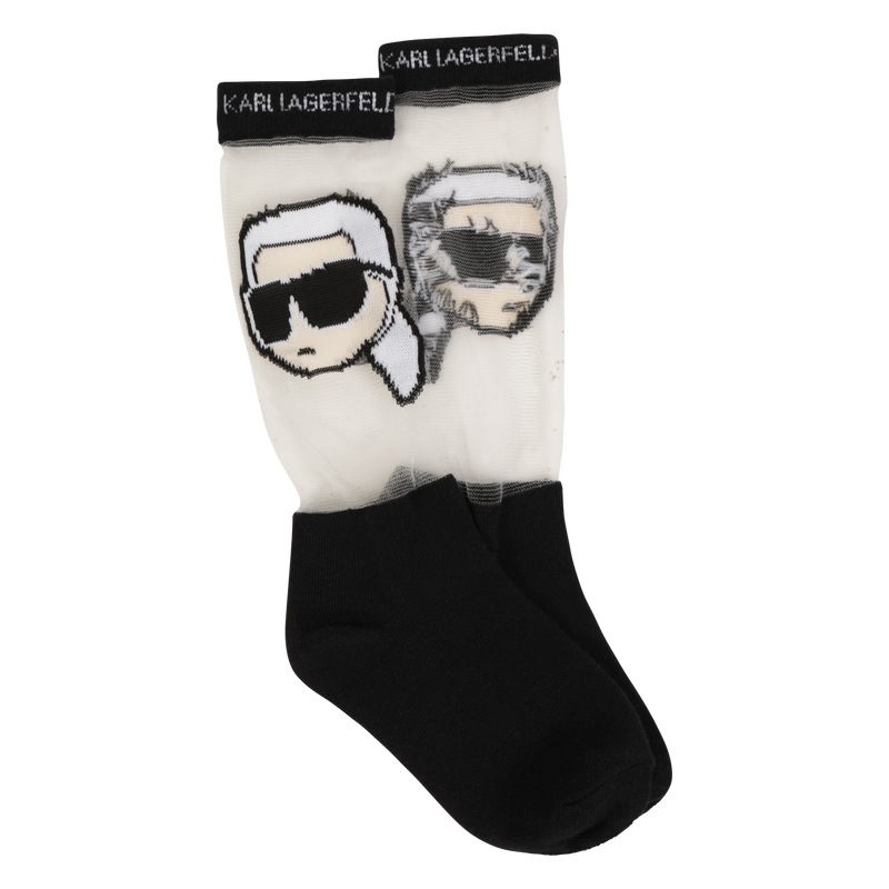 Openwork pattern socks KARL LAGERFELD KIDS 
                        GIRL